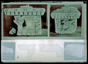 013. Cajas decoradas halladas en las sepulturas de la necrópolis de Tútugi.